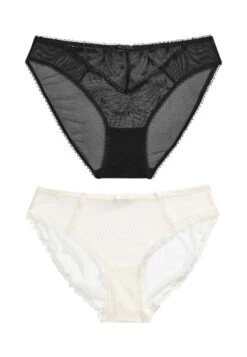 Next Embroidered Two Pack - Braguitas - Black