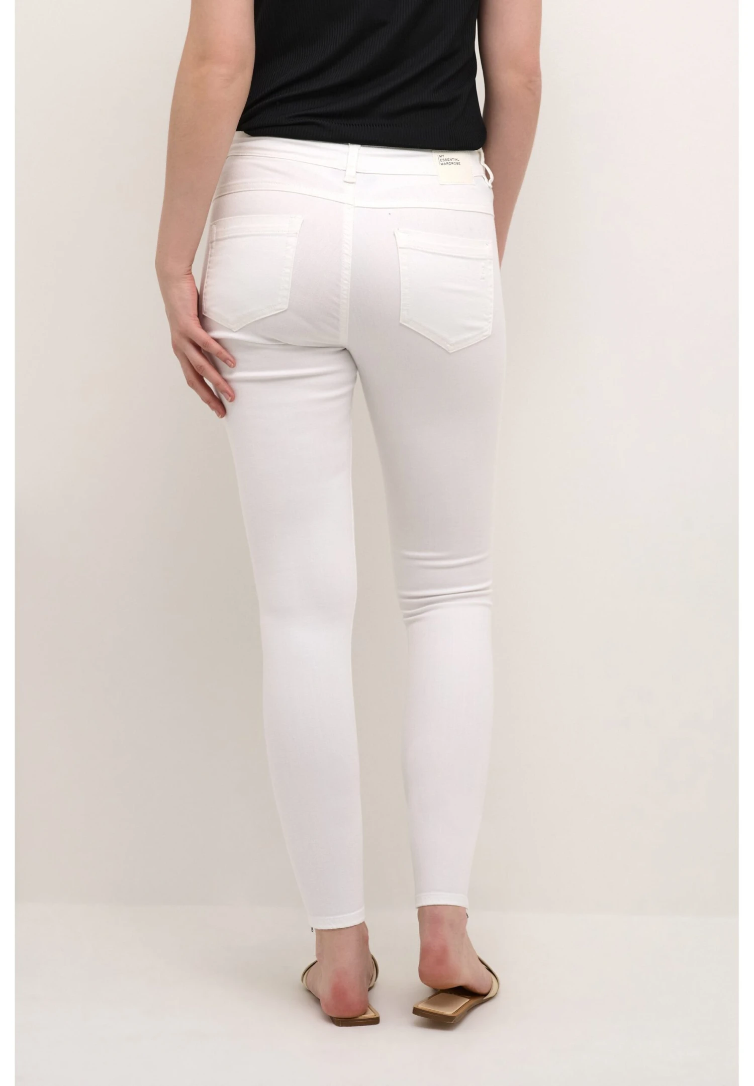 Celinazip High - Vaqueros Slim Fit - White Wash - Imagen 3