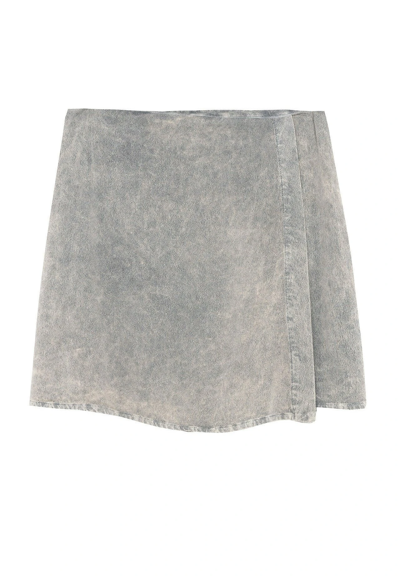 Corrosive Effect Dyed Pareo- Shorts - Grey - Imagen 5