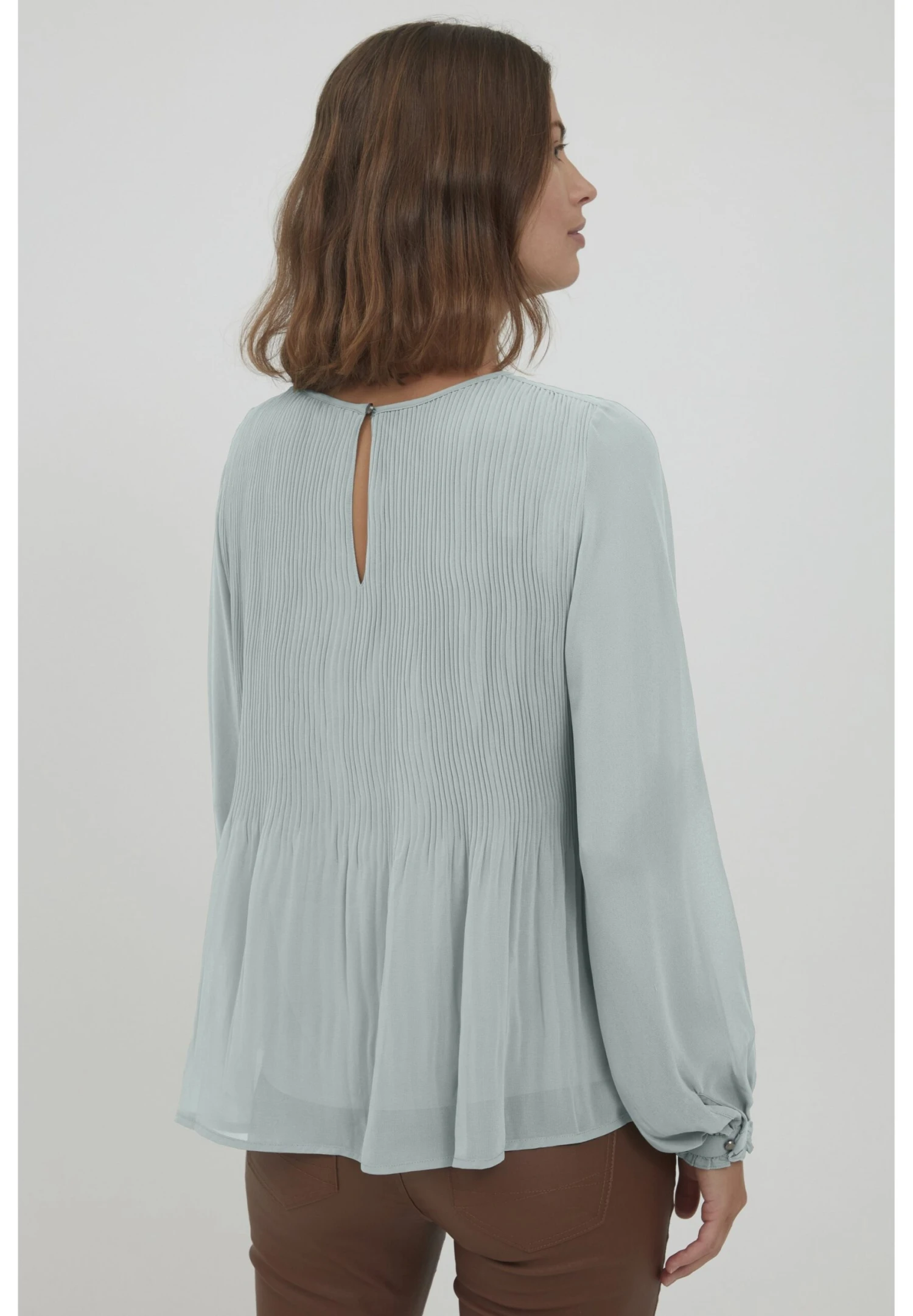 Fransa Frdajaplisse 1 Blouse - Blusa - Abyss - Imagen 5