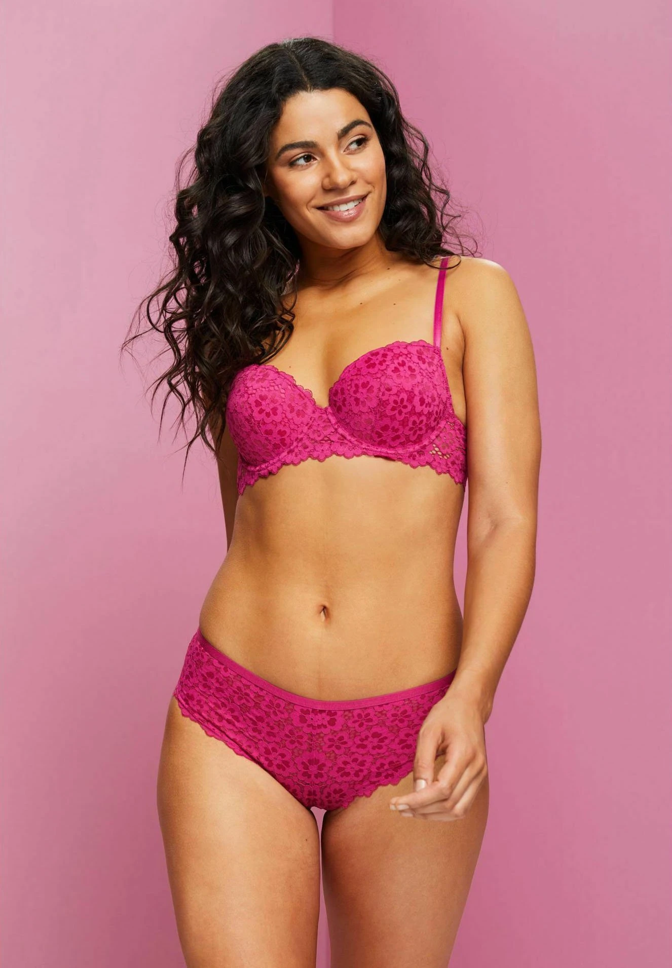 ESPRIT Hipster Aus Floraler - Braguitas - Pink Fuchsia - Imagen 3