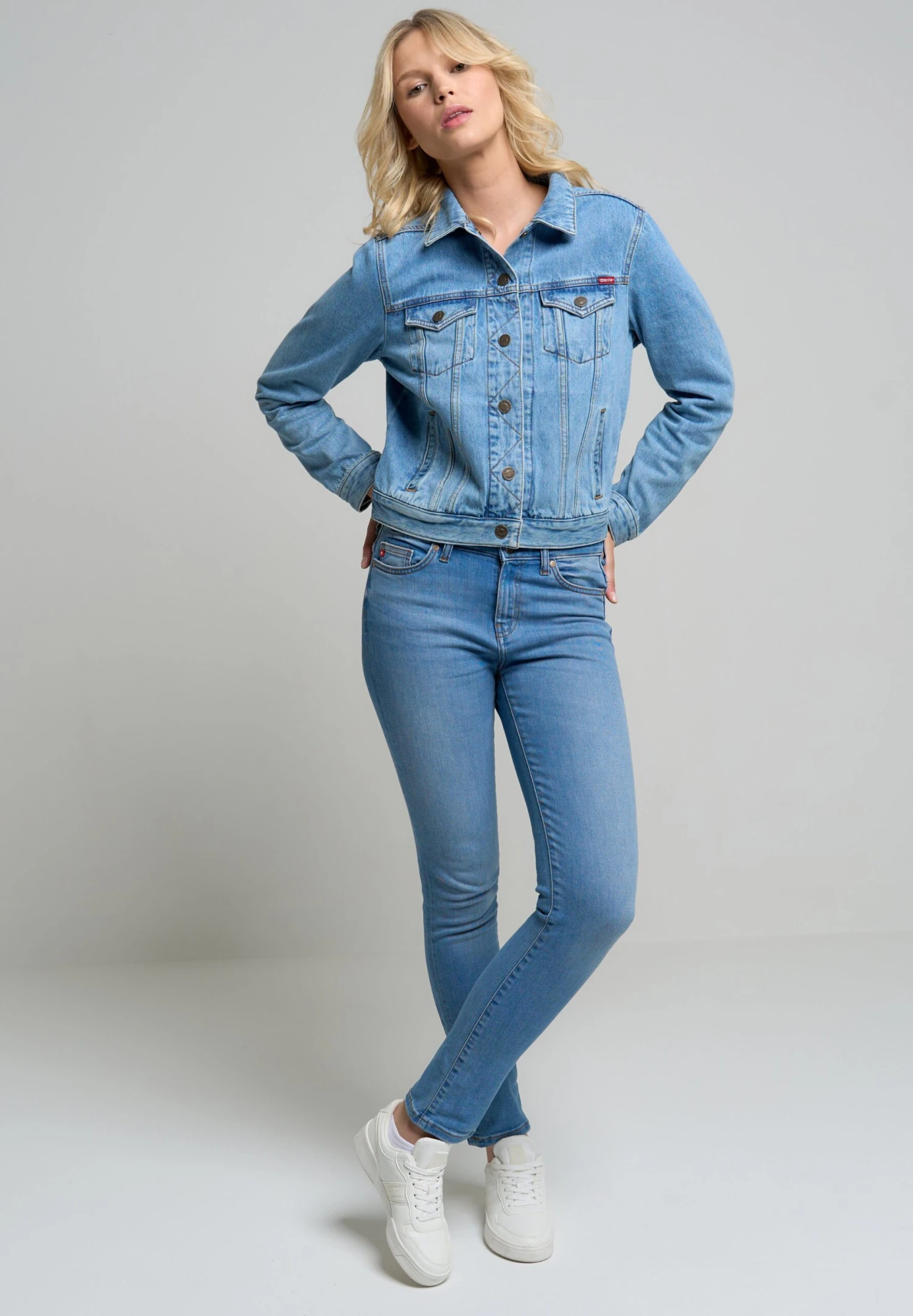 BIG STAR Adela- Vaqueros Slim Fit - Hellblau - Imagen 2