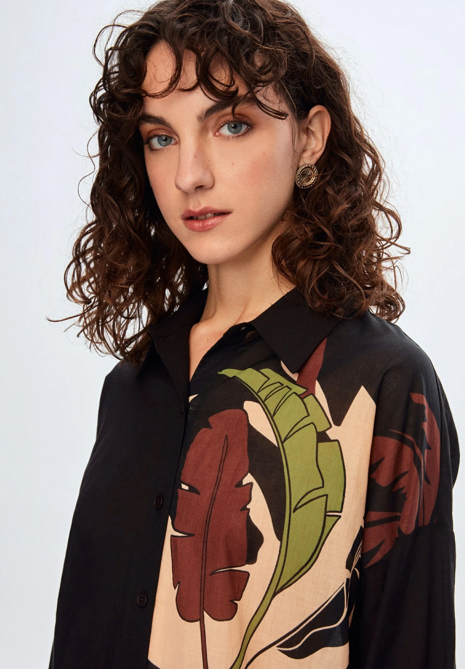 Samia - Camisa - Printed Green - Imagen 4