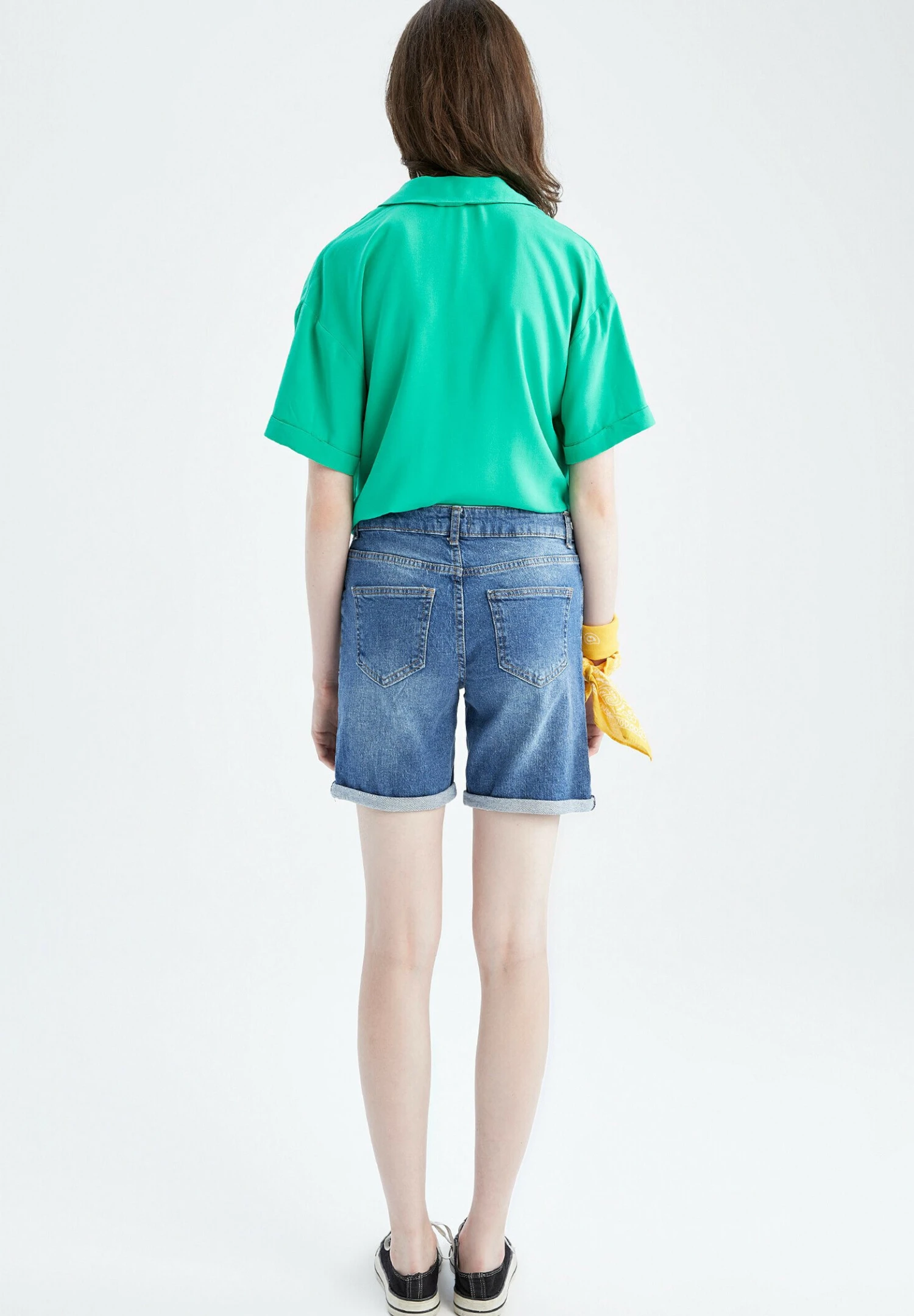 DeFacto Pixxie - Shorts Vaqueros - Blue - Imagen 3