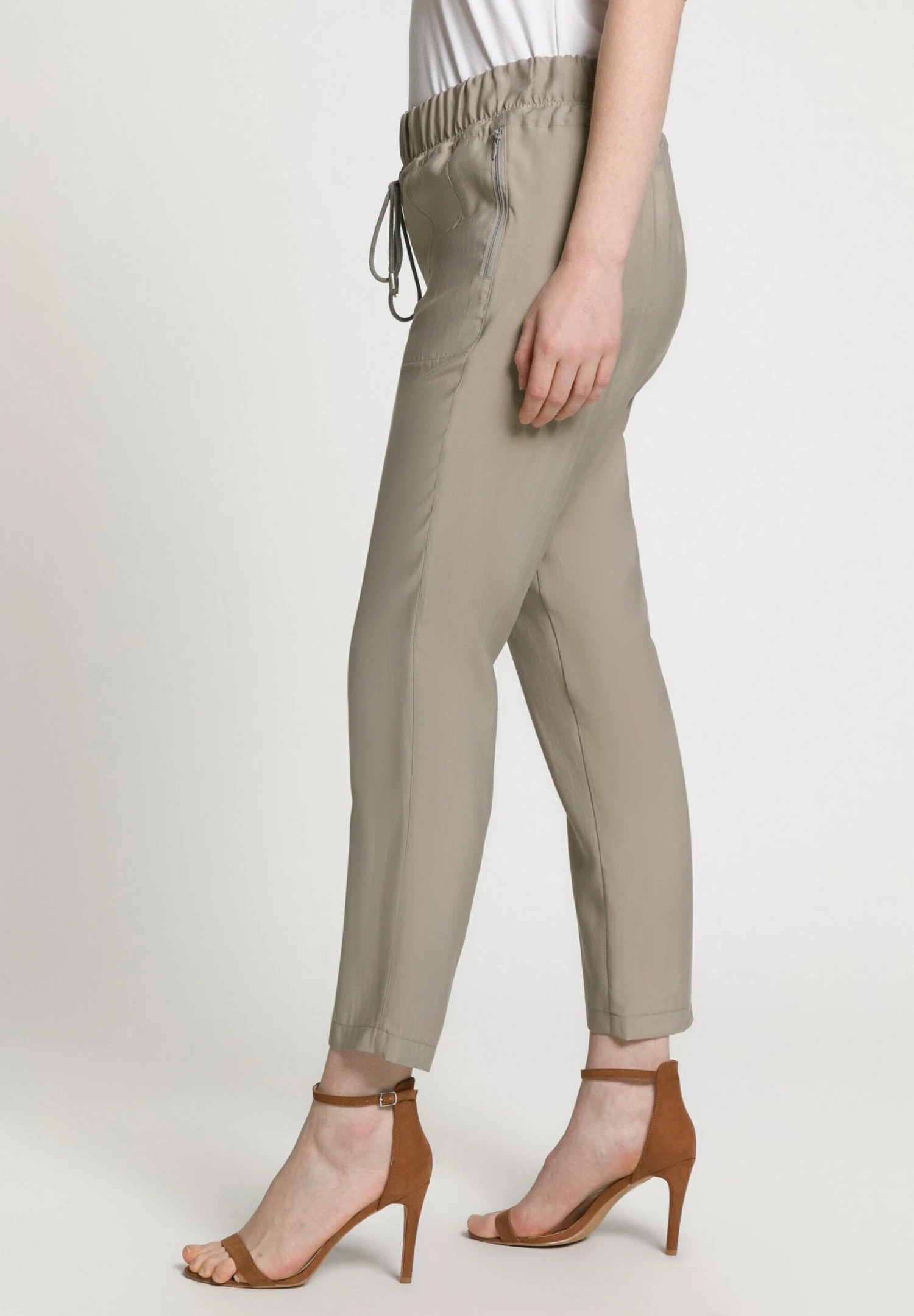 Ulla Popken Pantalones - Light Grey - Imagen 4