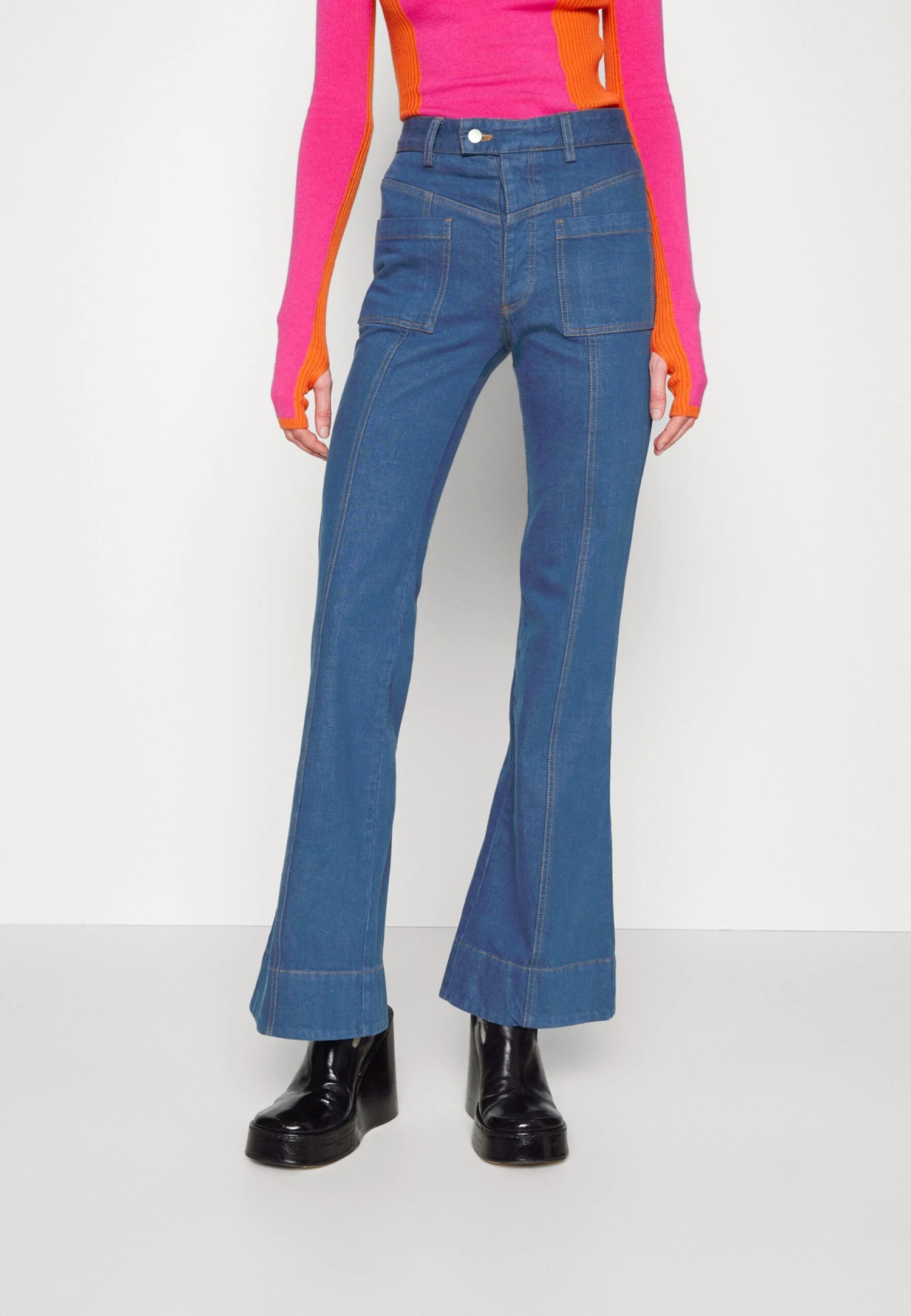 Miista Ildico Jeans - Vaqueros A Campana - Indigo - Imagen 3