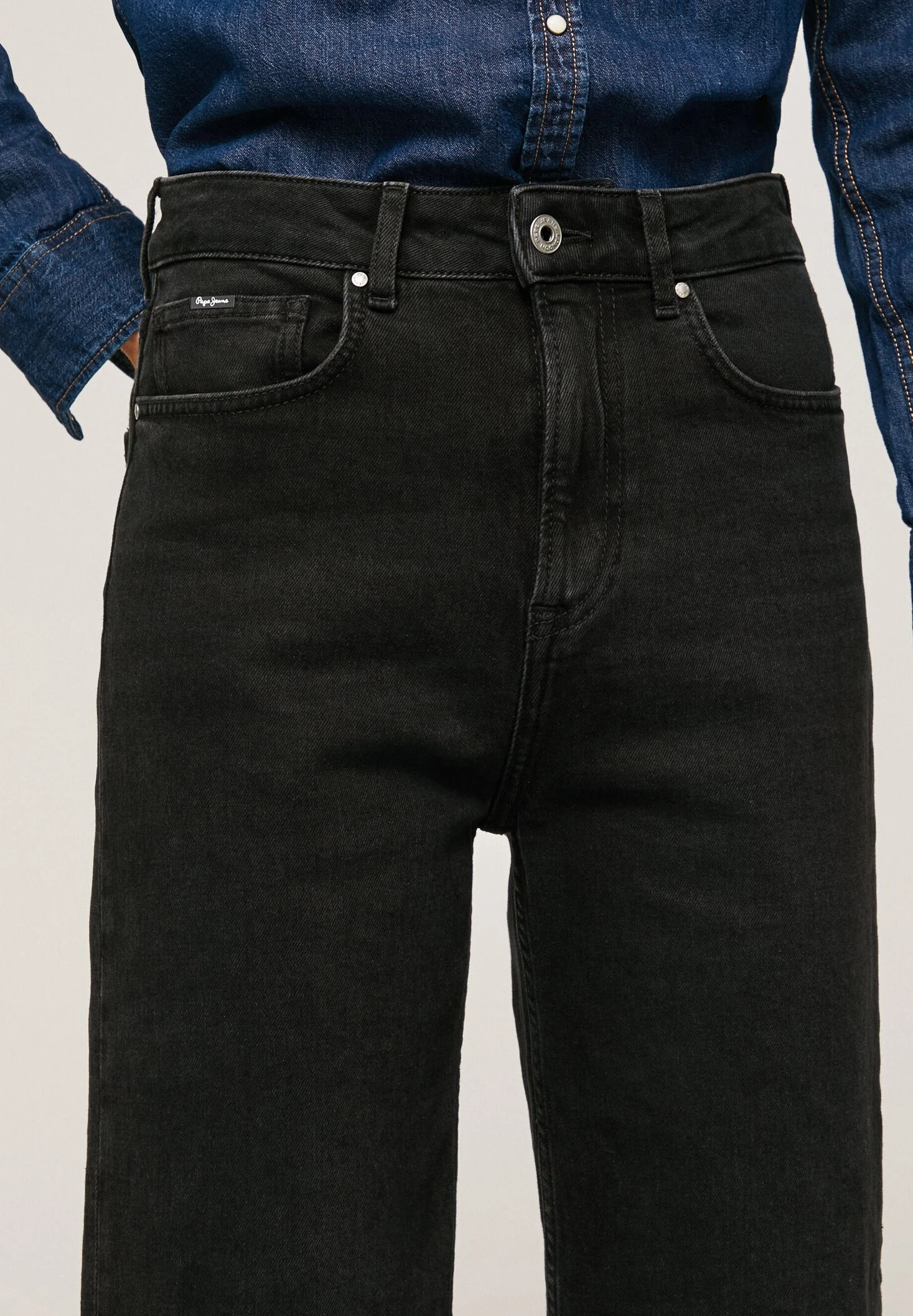 Pepe Jeans Lexa Sky - Vaqueros Rectos - Denim - Imagen 4
