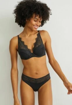 Sujetador Con Aros - Black