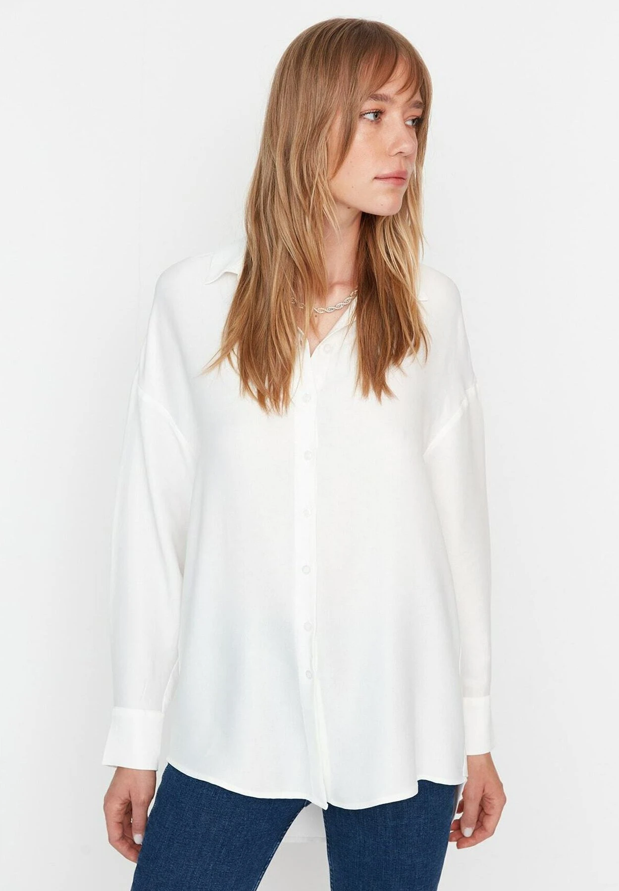 Trendyol Camisa - Ecru - Imagen 4