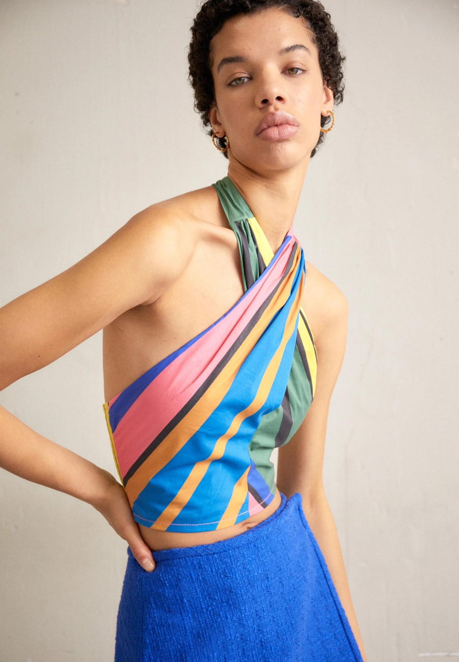 Staud Smocked Kai- Blusa - Formentera