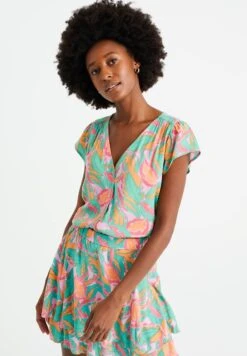 WE FASHION Met Dessin - Blusa - Multicoloured