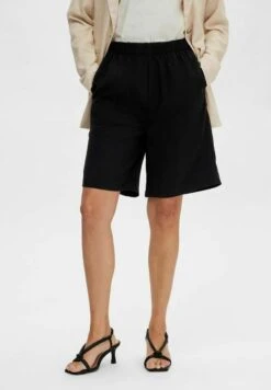 Selected Femme Elegante - Shorts - Black