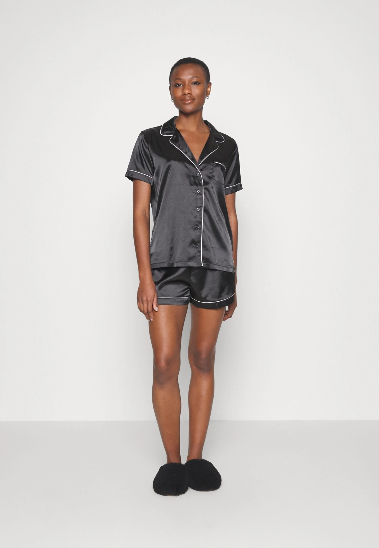 Bruno Banani Classic Shorty - Pijama - Black - Imagen 2