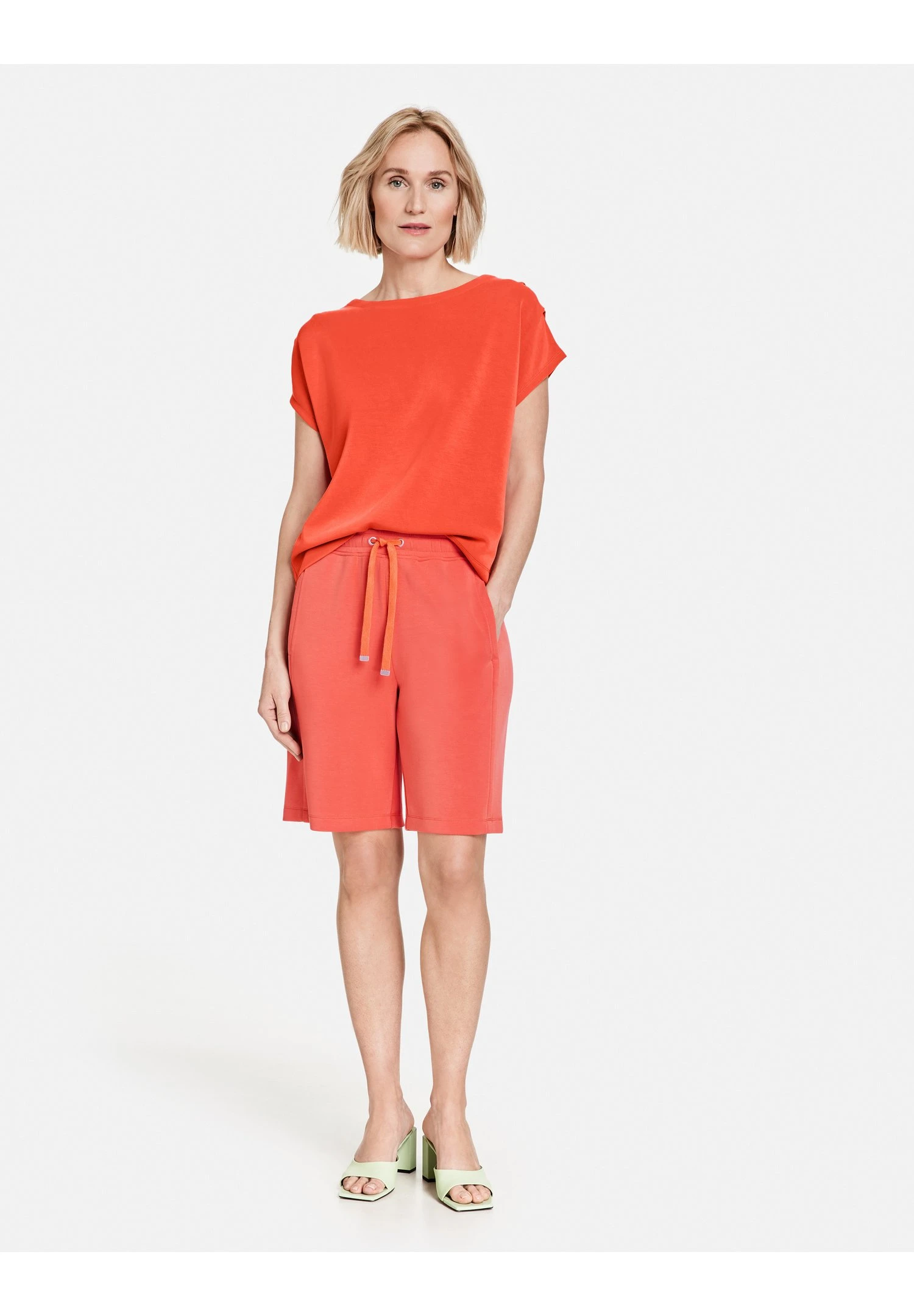 Gerry Weber Jogging Etc Lässige - Shorts - Tangerina - Imagen 2