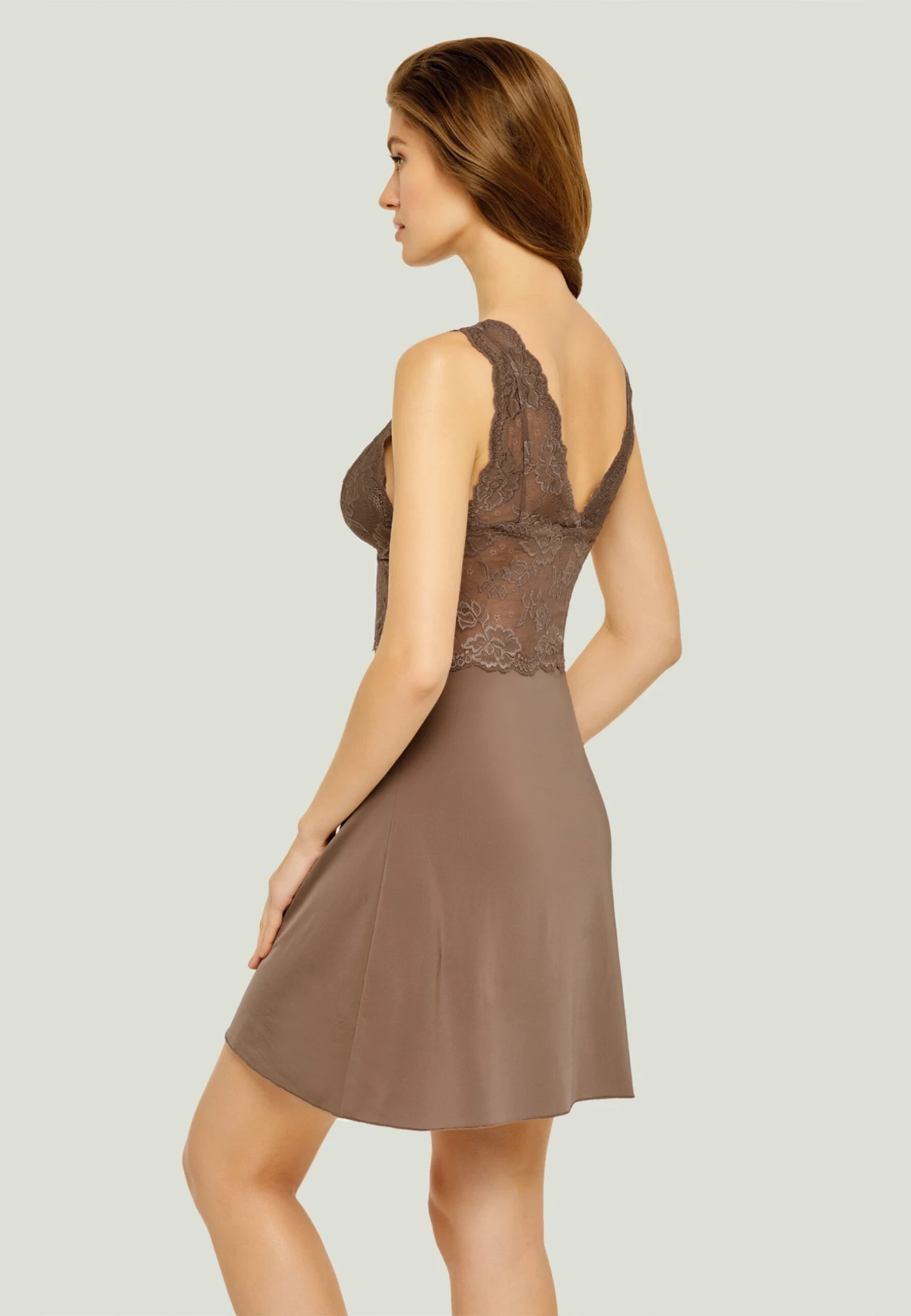 Flirt Nightie - Camisón - Brown - Imagen 3