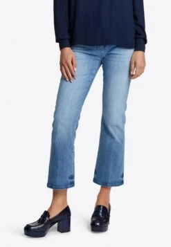 Rich&royal Mit Hohem Bund - Vaqueros A Campana - Denim Blue