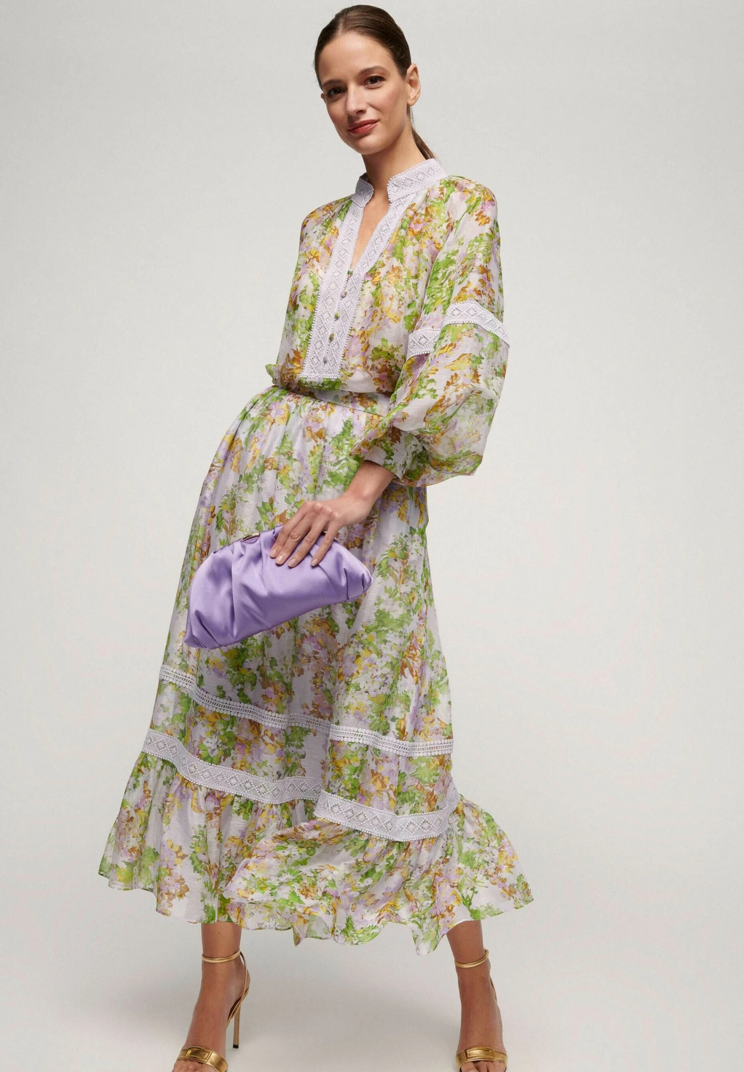 LUISA SPAGNOLI Baccara - Blusa - Var Fondo Lilla - Imagen 2