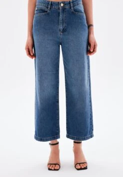 Wide Leg- Vaqueros A Campana - Blue