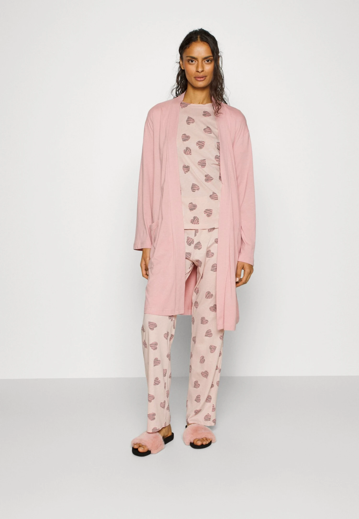 Marks & Spencer Heart Print - Pijama - Pink - Imagen 2