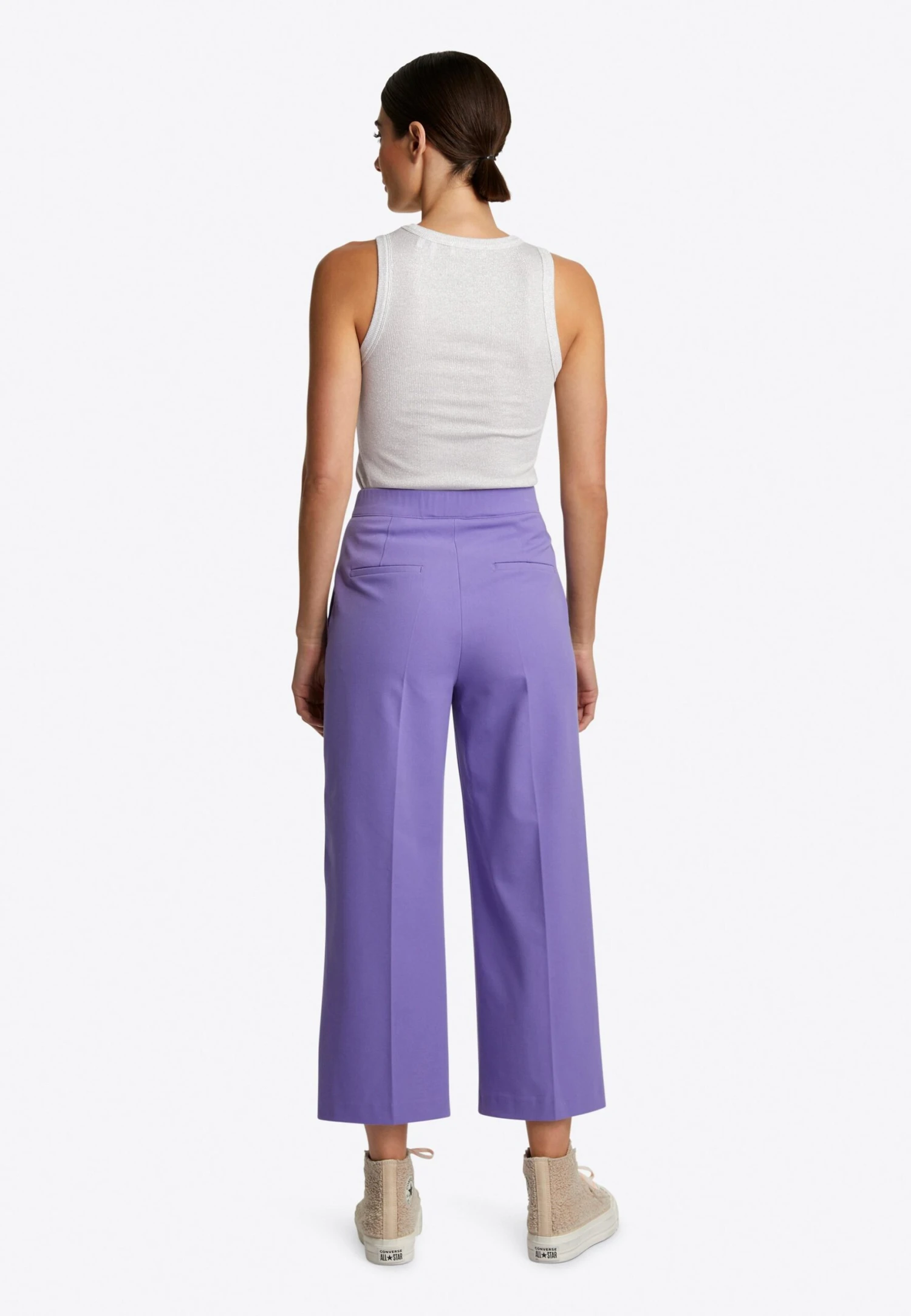 Rich&royal Mit Elastischem Bund - Pantalones - Violet Bloom - Imagen 3