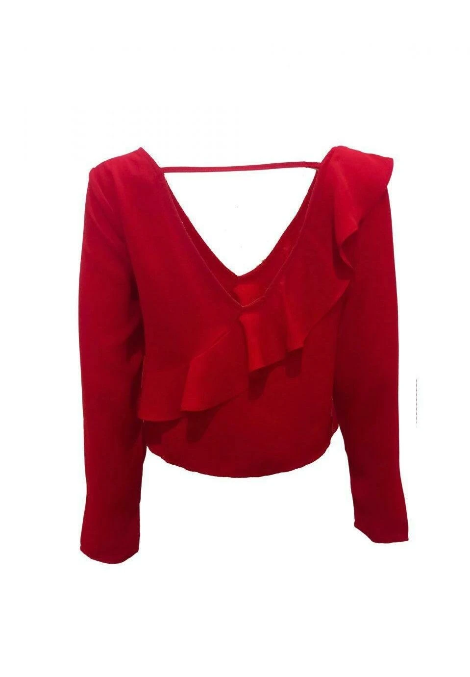 SENSE Con Volante - Blusa - Rojo - Imagen 2