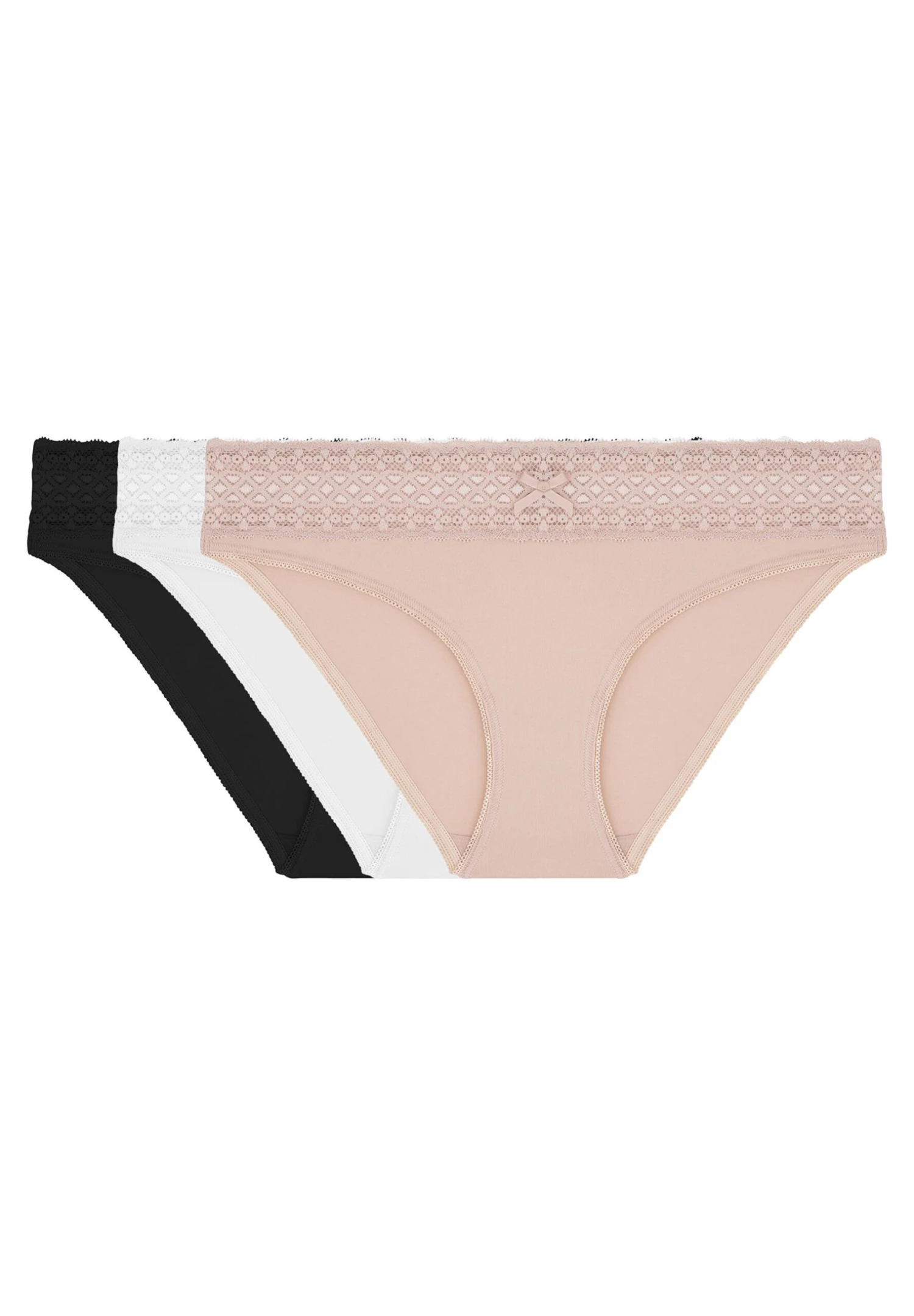 3 Pack - Braguitas - Beblack White Beigeige - Imagen 7