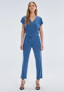 Con Vuelta En El Bajo - Pantalones Deportivos - Azul