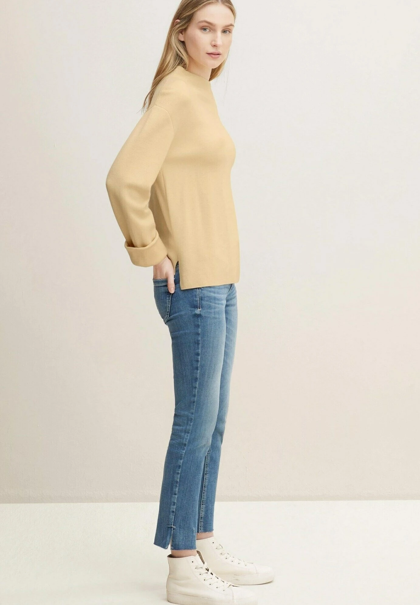 Tom Tailor Vaqueros Rectos - Used Light Stone Blue Denim - Imagen 4