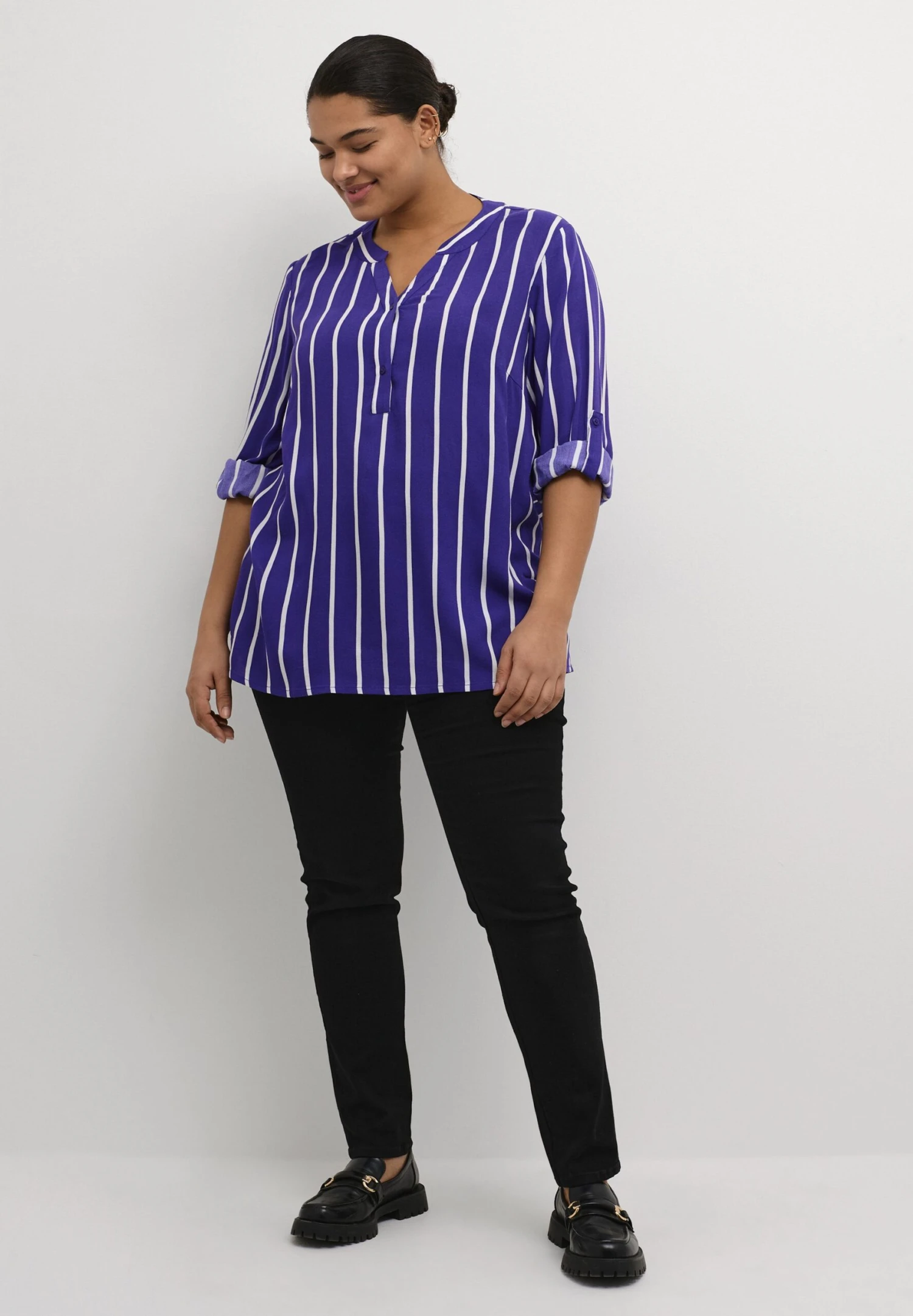 Sida - Blusa - Heliotrope Chalk Stripe - Imagen 2