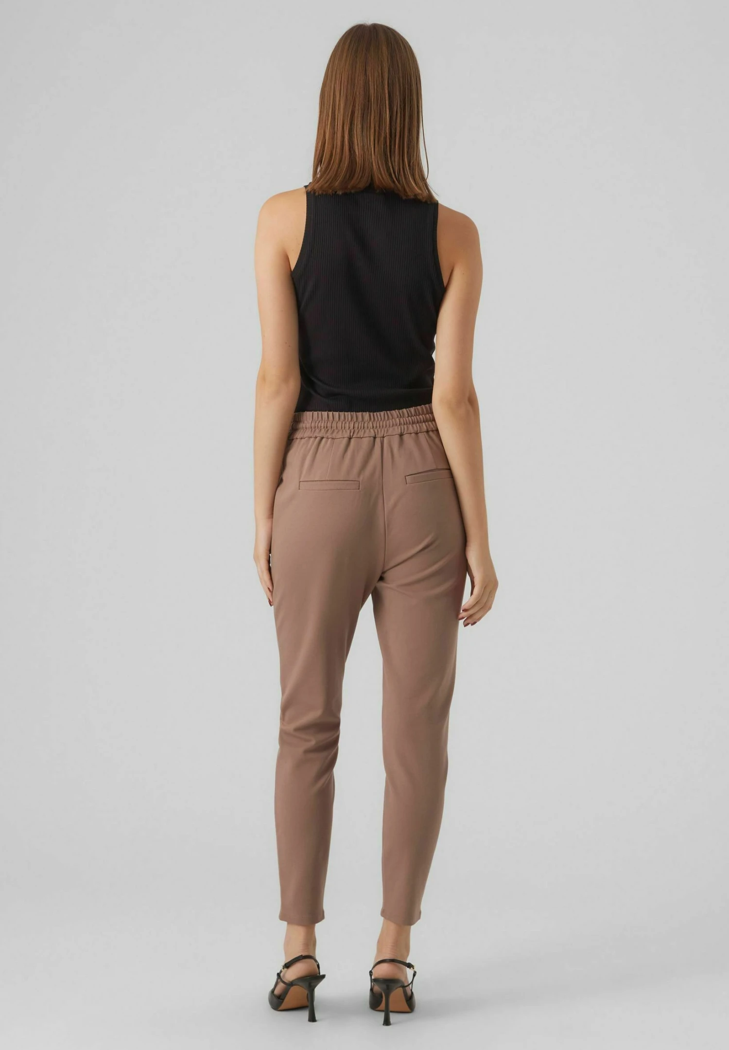 Vero Moda Vmeva MrString Ga Noos - Pantalones Deportivos - Brown Lentil - Imagen 3