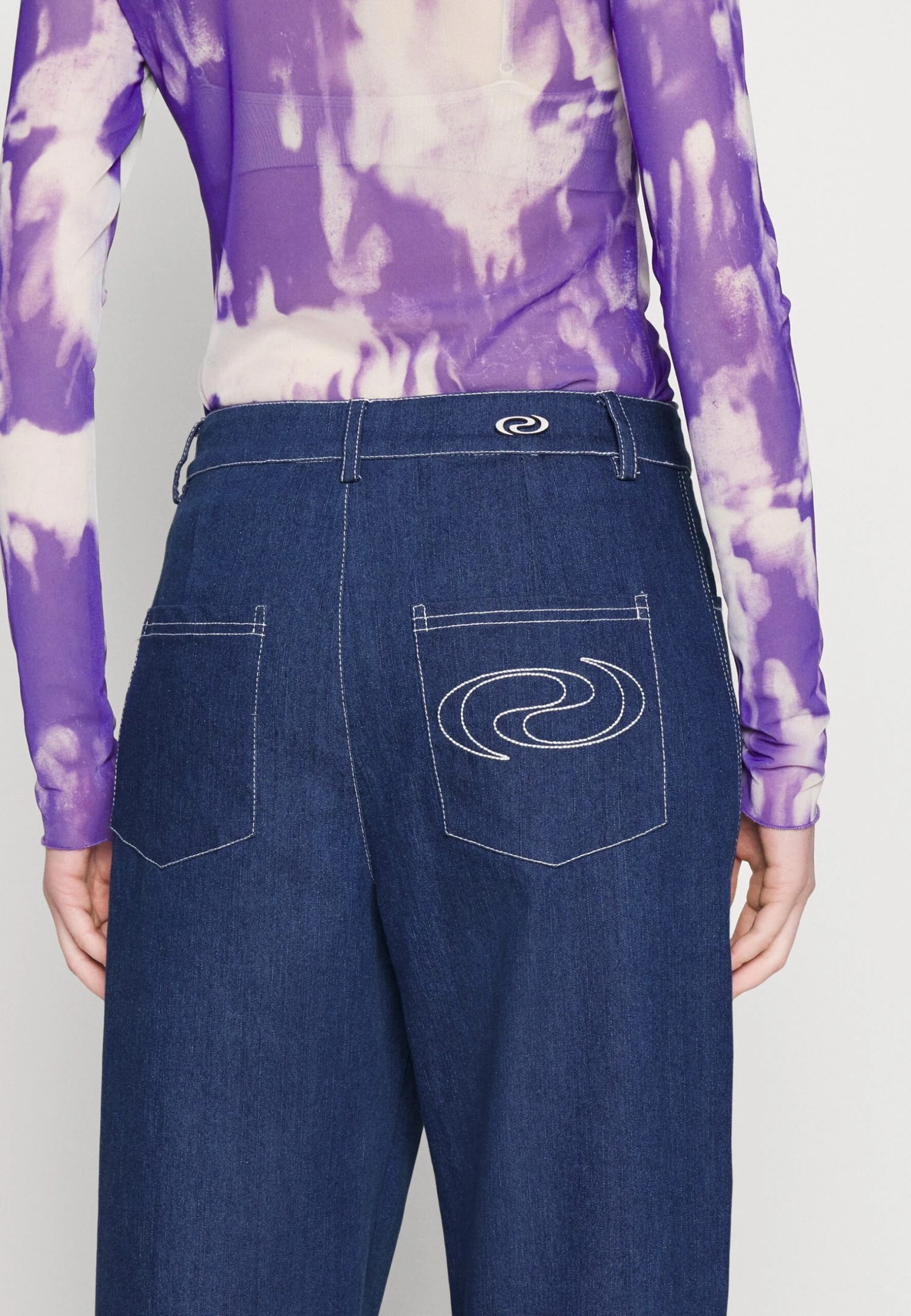 Résumé Peerrs Pant - Vaqueros Boyfriend - Dark Denim - Imagen 6