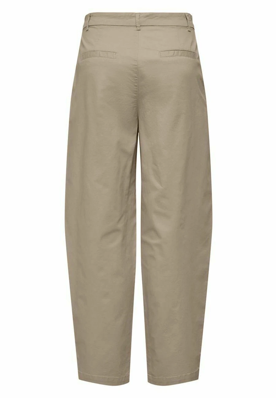 ONLY Onlevelyn Pleat- Pantalones - Silver Mink - Imagen 2