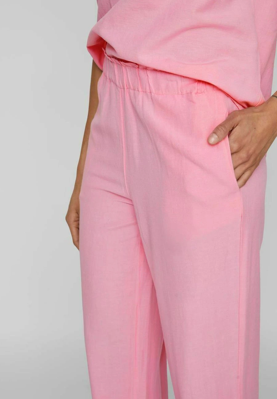 Vila Mid Rise - Pantalones - Begonia Pink - Imagen 4