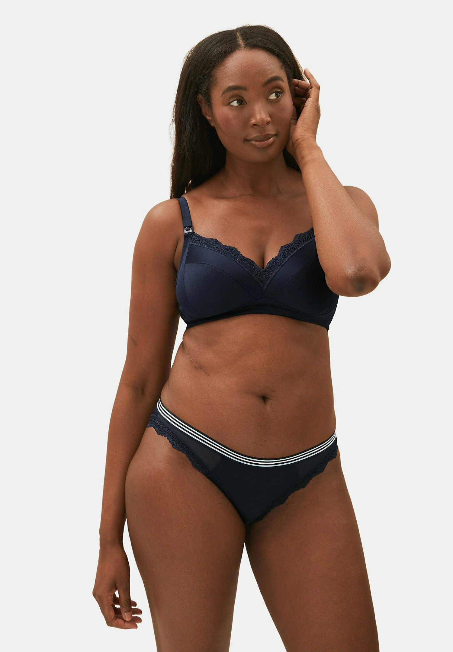 Marks & Spencer 3Pk Lace & Mesh - Braguitas - Turquoise Mix - Imagen 4