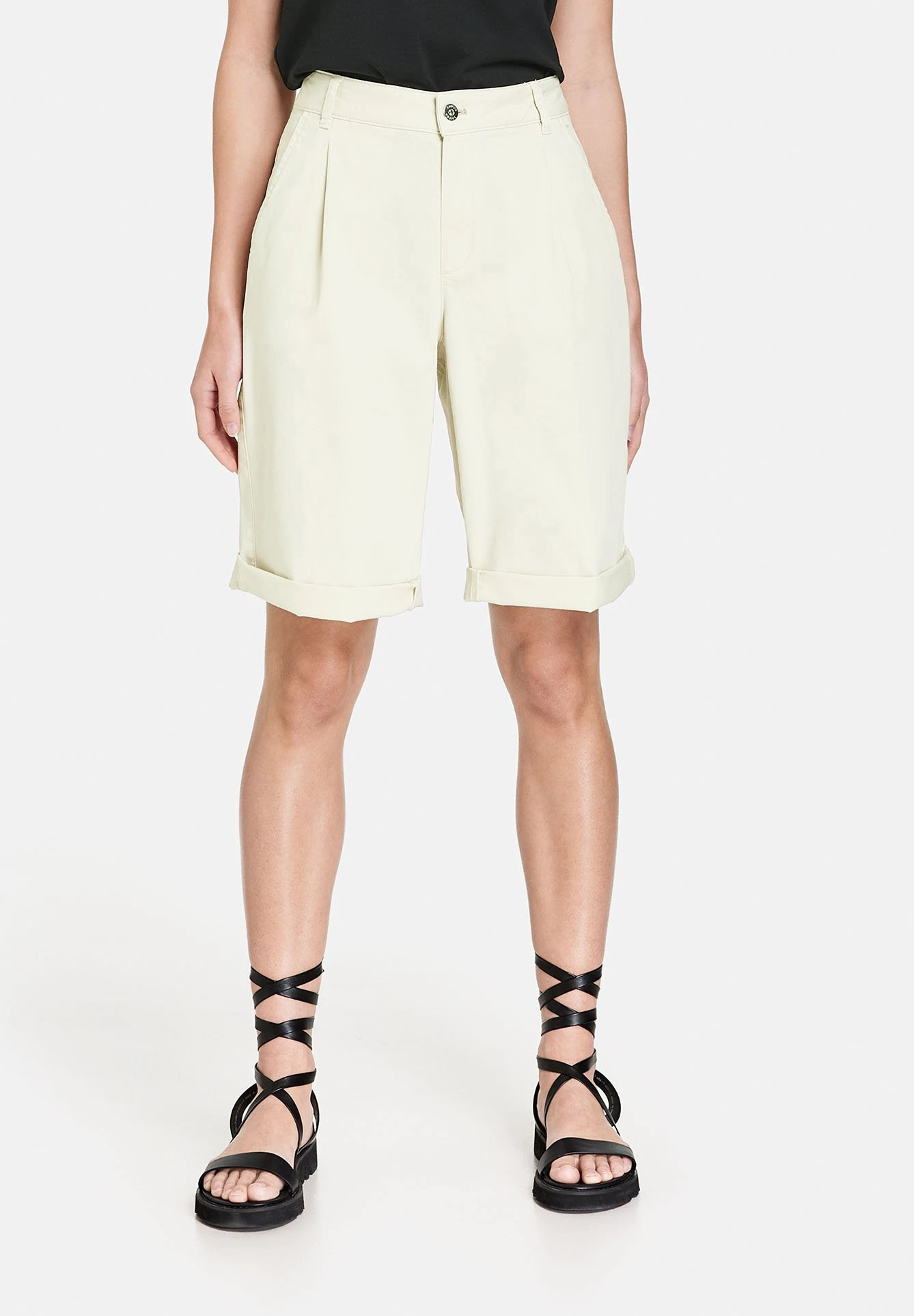 Taifun Bermuda - Shorts - Light Creme