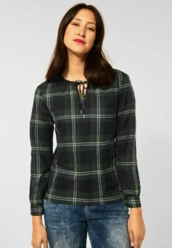 STREET ONE Mit Karomuster - Blusa - Grun
