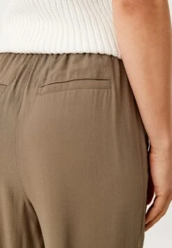 S.Oliver À Motif Texturé - Pantalones - Dusty Olive