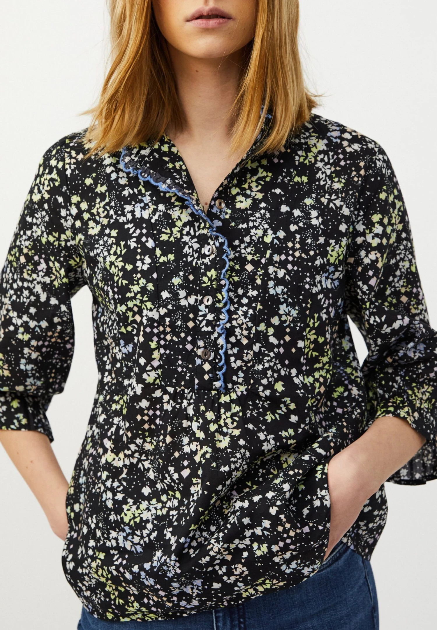 Odd Molly River - Blusa - Almost Black Multi - Imagen 4