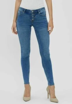 Vero Moda Vmlydia Skinny - Vaqueros Pitillo - Light Blue Denim