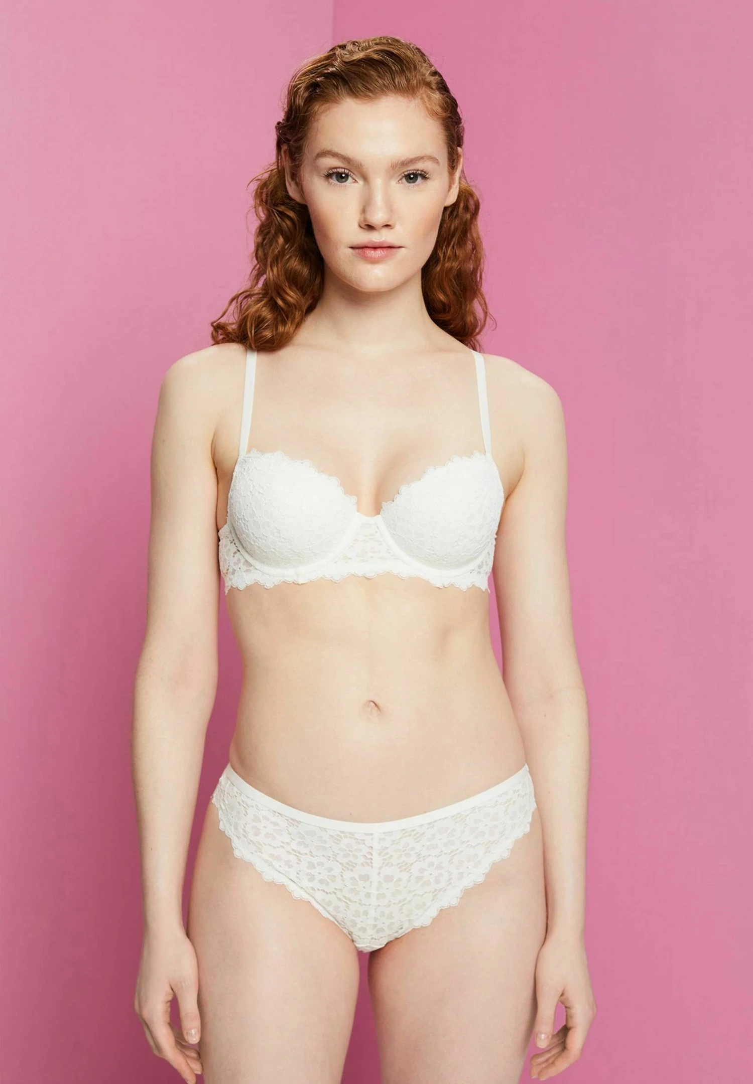 ESPRIT Mit Spitze - Sujetador Con Aros - Off White - Imagen 3