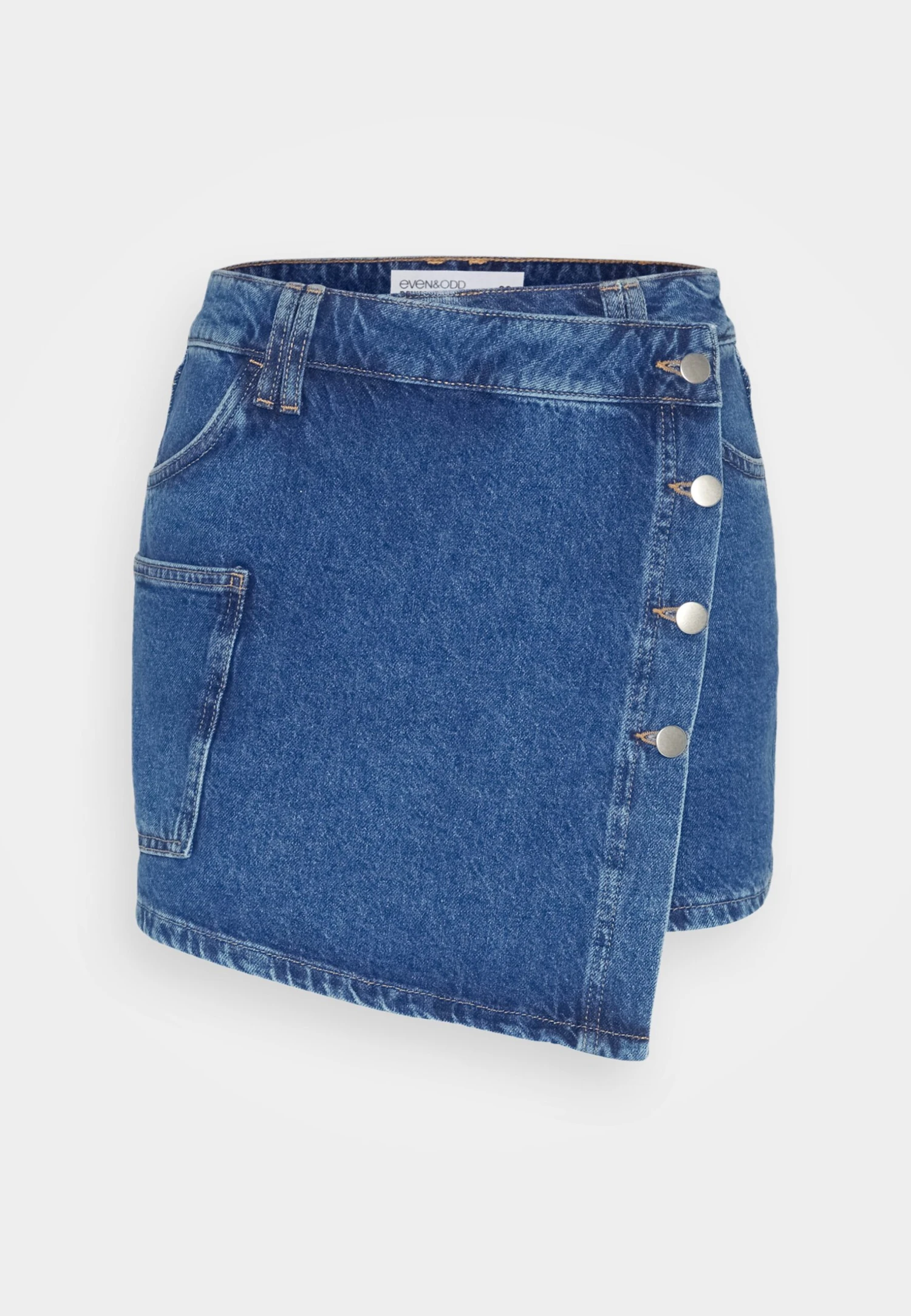 Even&Odd Minifalda - Blue Denim - Imagen 5