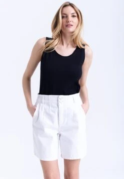 Shorts Vaqueros - White Denim