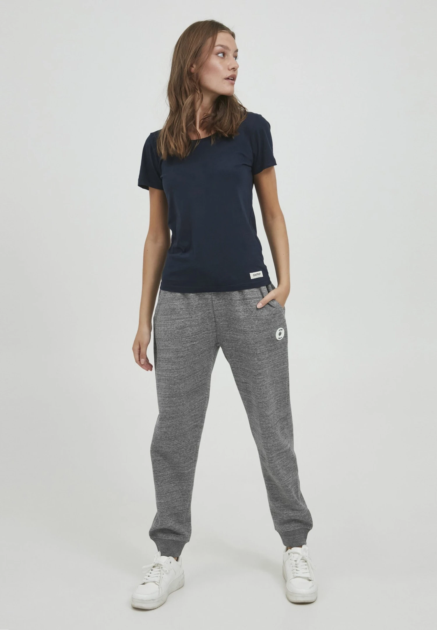 OXMO Oxheldana - Pantalones Deportivos - Pewter Melange - Imagen 2