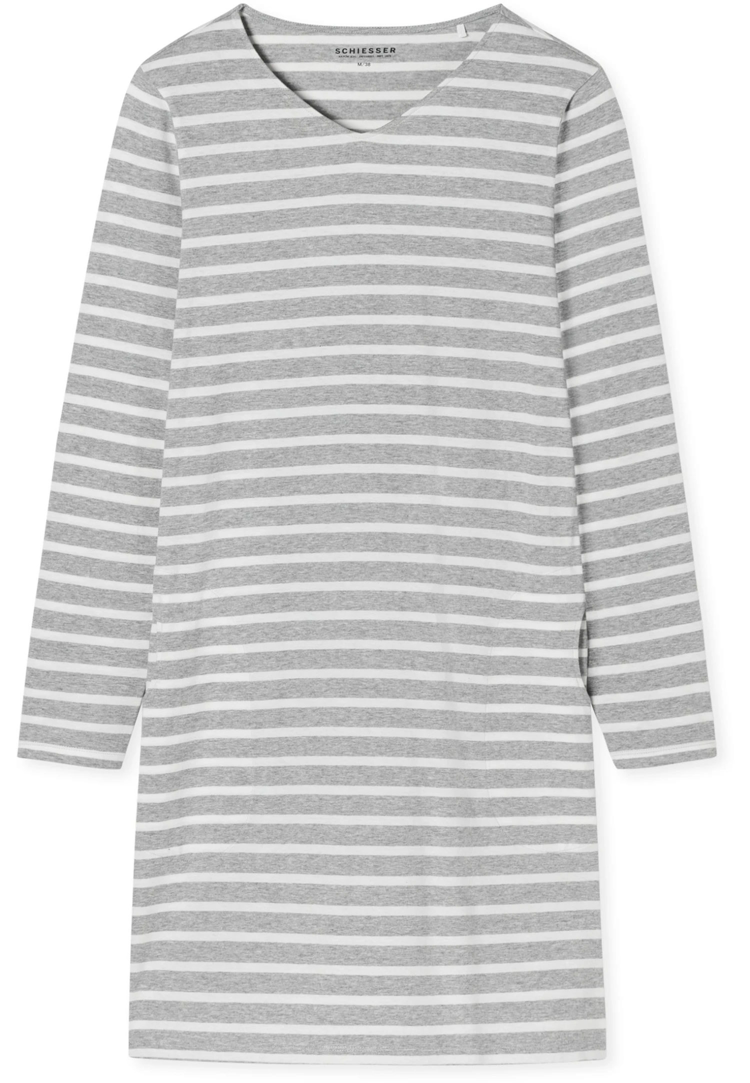 Schiesser Casual Essentials - Camisón - Grau Mel - Imagen 4