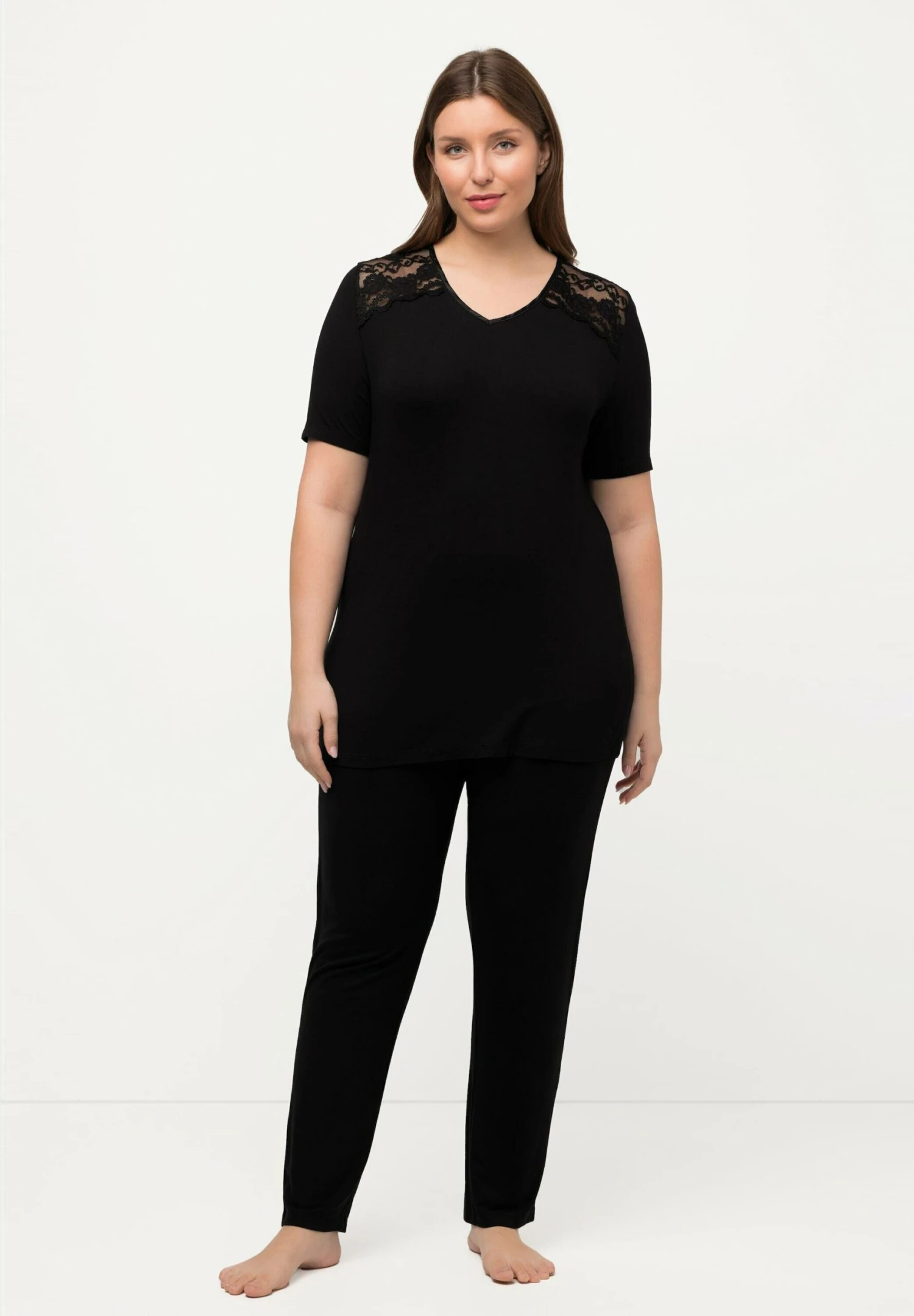 Ulla Popken Pijama - Noir - Imagen 2