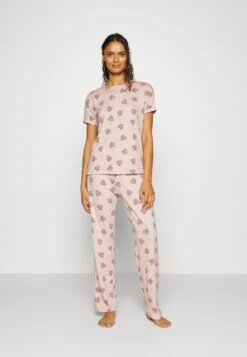 Marks & Spencer Heart Print - Pijama - Pink