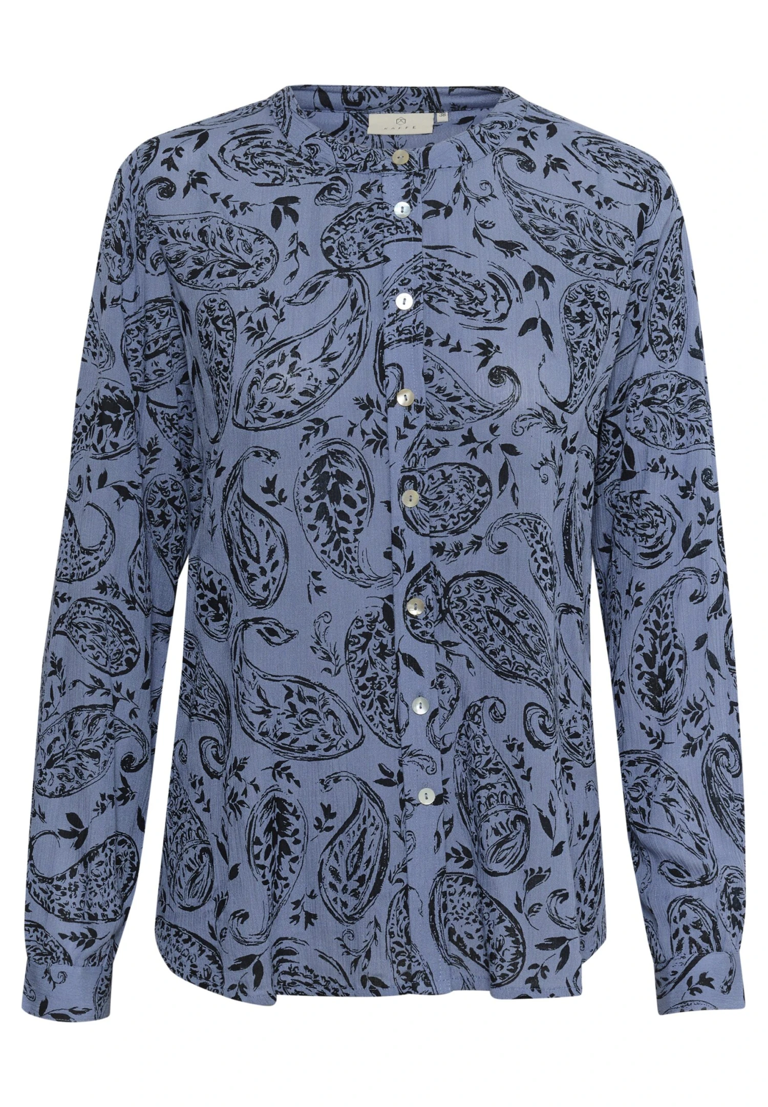 Kaffe Kajaden- Camisa - Infinity Blue Paisley - Imagen 5