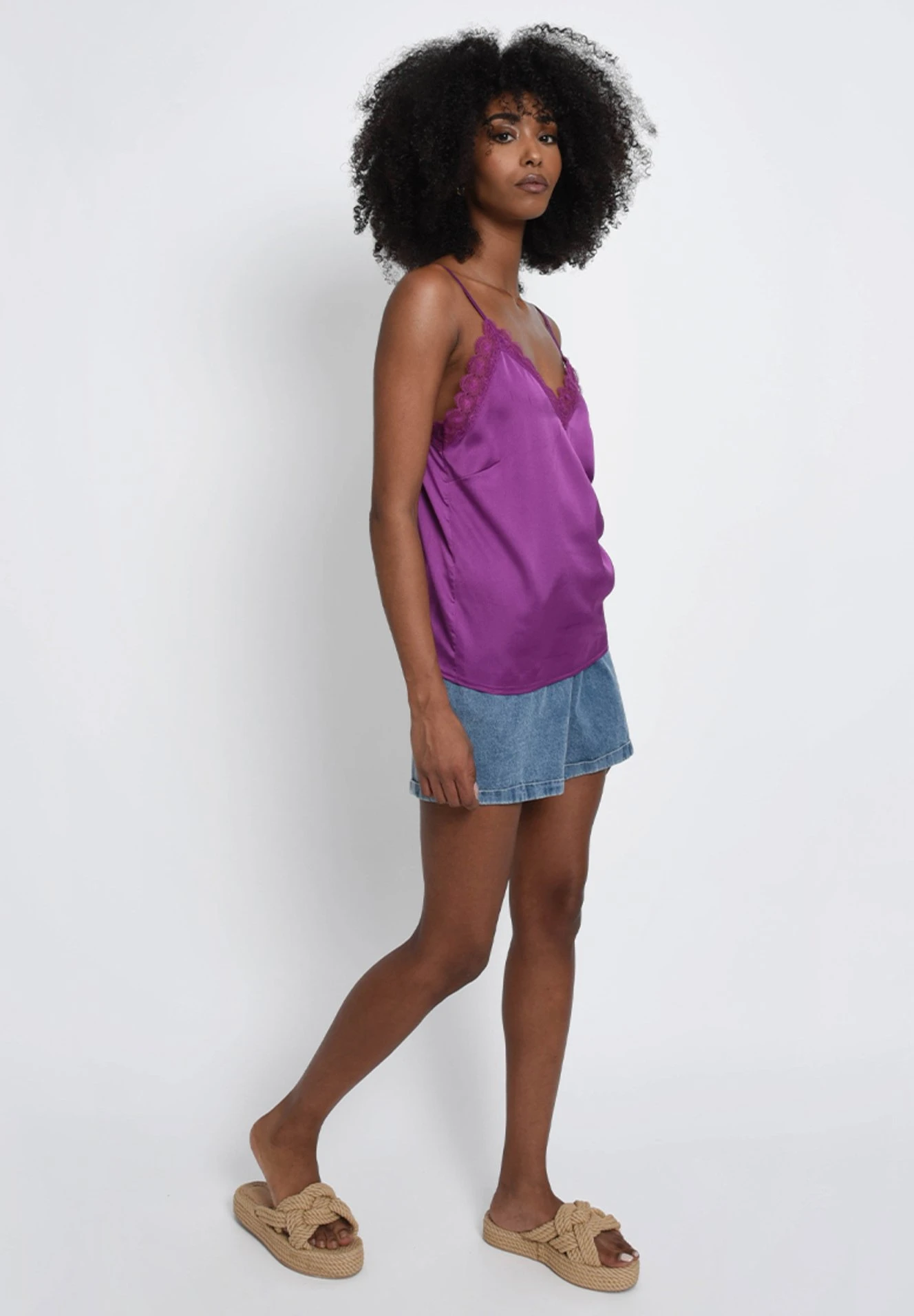 Molly Bracken Top - Purple - Imagen 4