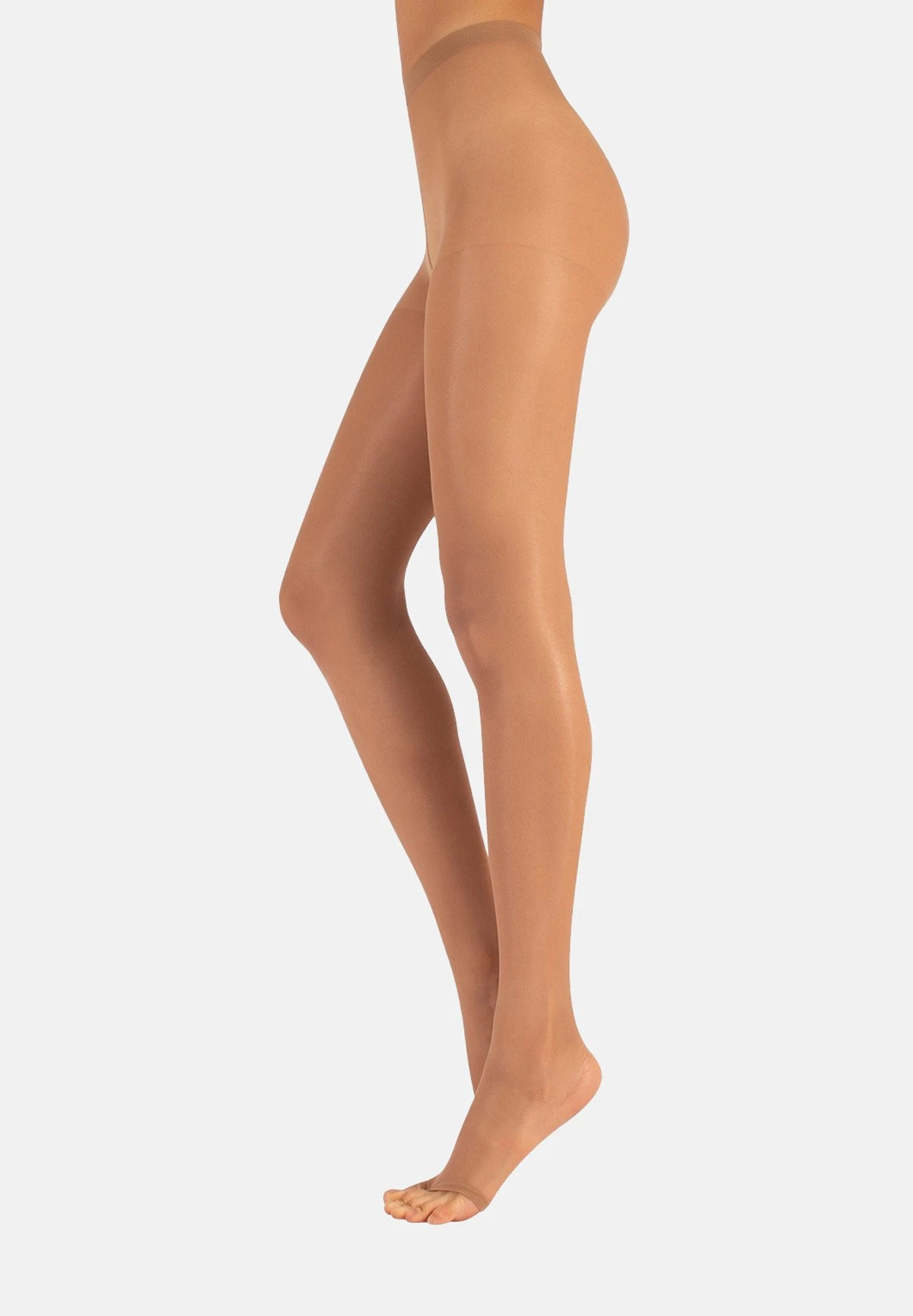 Toeless Tights - 10 Den - Medias - Nude