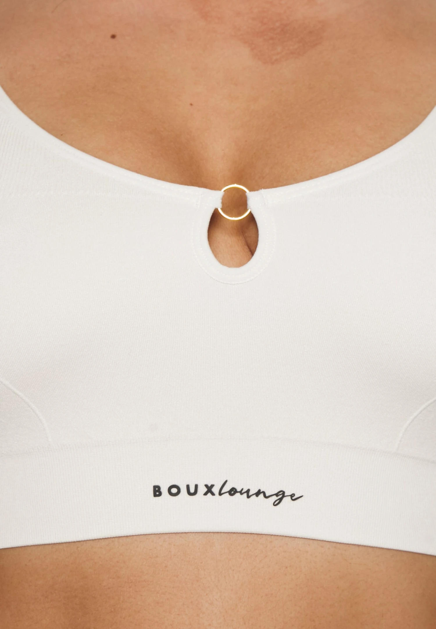 Keyhole Crop- Top - Cream - Imagen 5